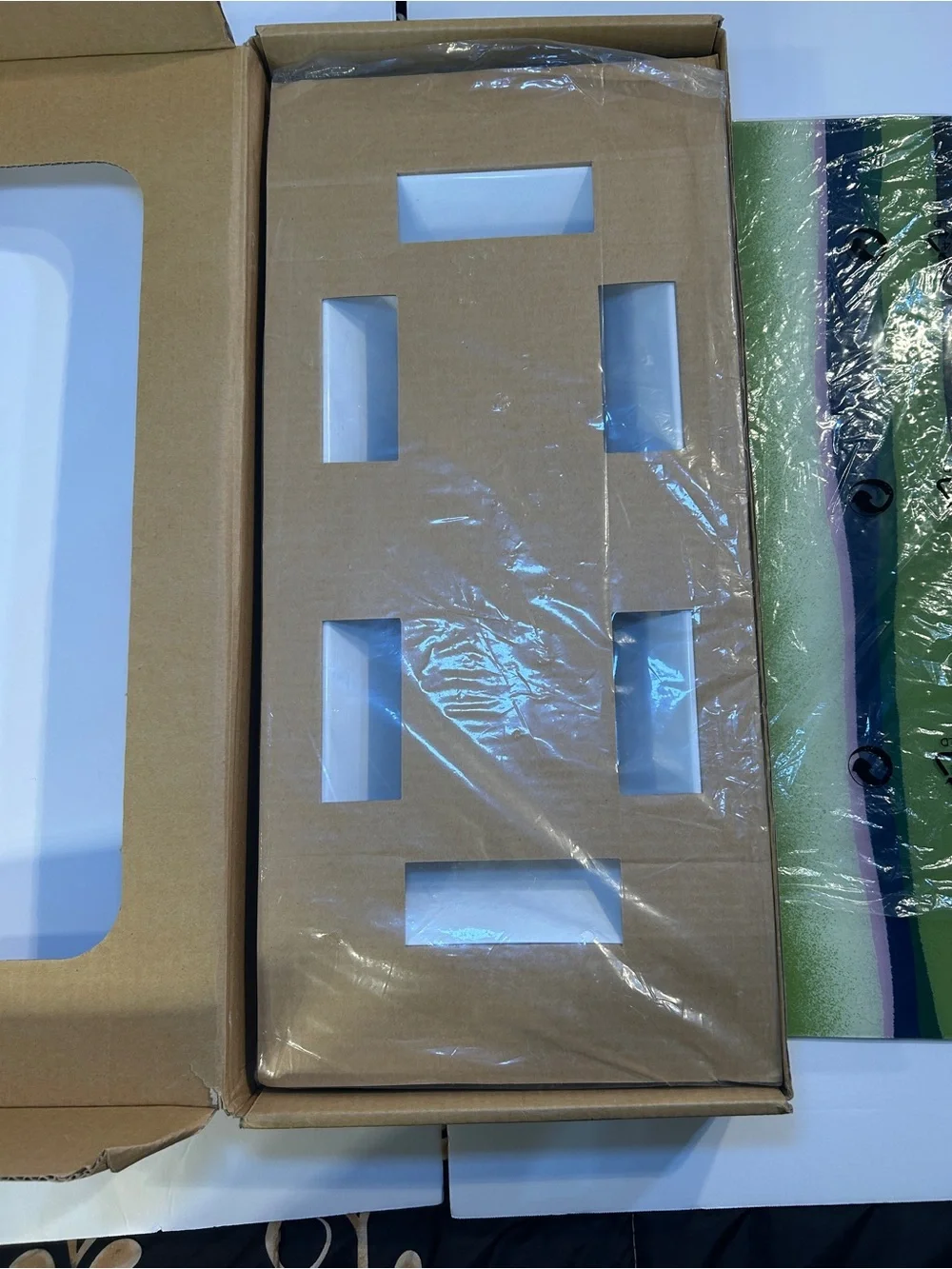 NEW in Box IKEA GYLLEN Wall Lamp Abstract Art Multicolor 22” x 10”